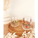 Névre szóló karácsonyi vizespohár – két stílusban